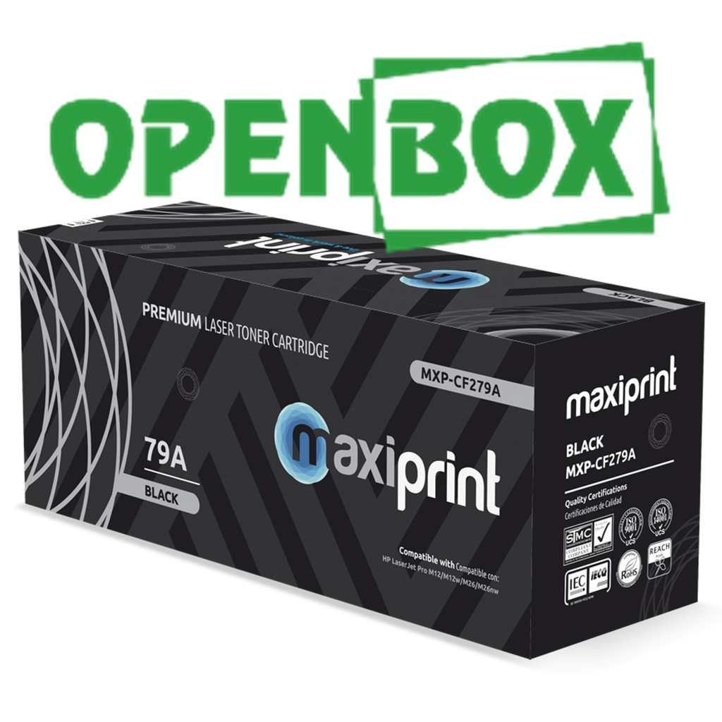[CF279A-(OPEN-BOX)] Maxiprint - Toner Compatible HP Negro CF279A (OPEN-BOX)