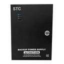 [STC-FC20A18CHB] STC- Fuente Centralizada 18 Canales 12V 20Amp con Respaldo por Bateria (No incluida)