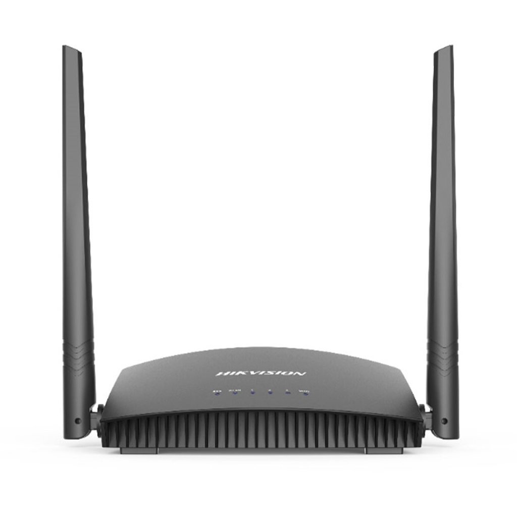 [DS-3WR3N] Hikvision - Router Inalambrico Wisp en Banda 2.4Ghz / Hasta 300Mbps / 4 Puertos 10/100 2 Antenas Omnidireccional 5 dBi
