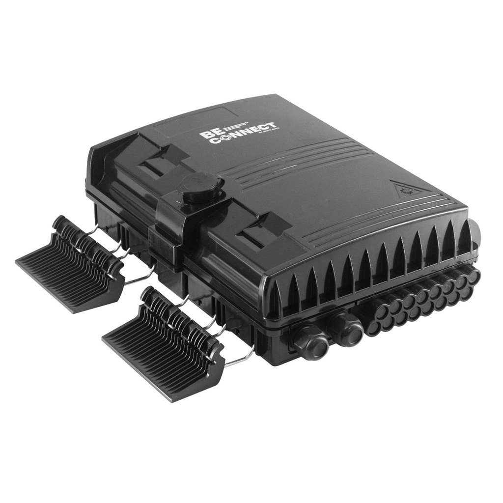 [ATB-CAJANAP16F] Beconnect - Caja de Distribucion NAP [Completa] FTTH  para exteriores 16 hilos Fibra Optica 
