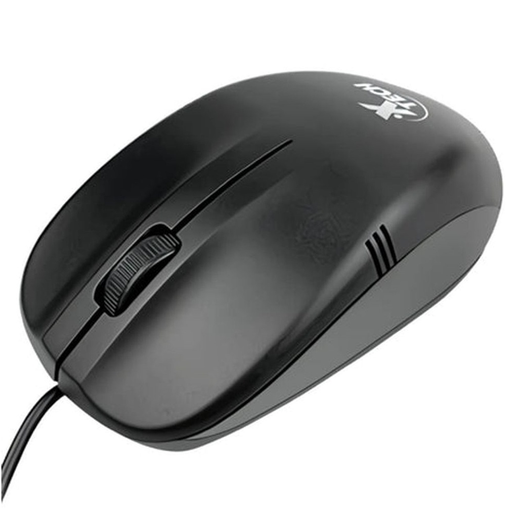 [XTM-205] Xtech - Mouse Optico Alambrico 3D con 3 Botones Negro