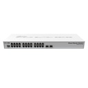 [CRS326-24G-2S+RM] Mikrotik - Cloud Router Switch 326-24G-2S+RM with RouterOS L5, 1U rackmount enclosure