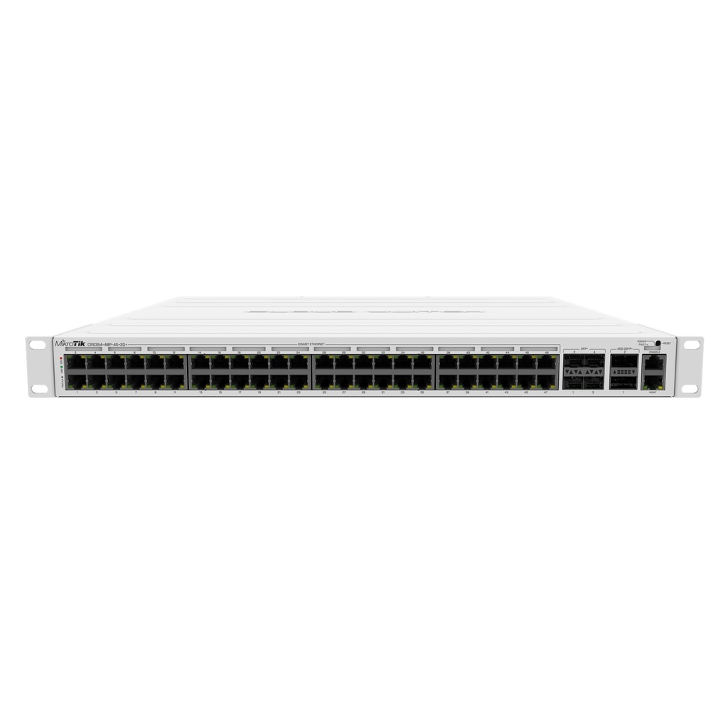 [CRS354-48P-4S+2Q+RM] Mikrotik - Cloud Router Switch 354-48P-4S+2Q+RM with RouterOS L5 license