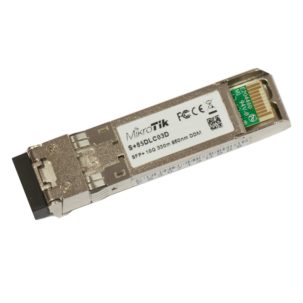 [S+85DLC03D] Mikrotik - SFP+ module 10G Multi Mode 300m 850nm