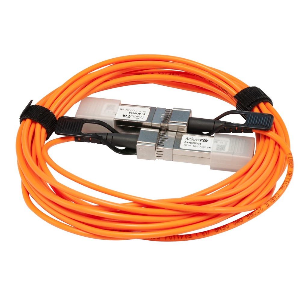 [S+AO0005] Mikrotik - SFP+ direct attach Active Optics cable, 5m