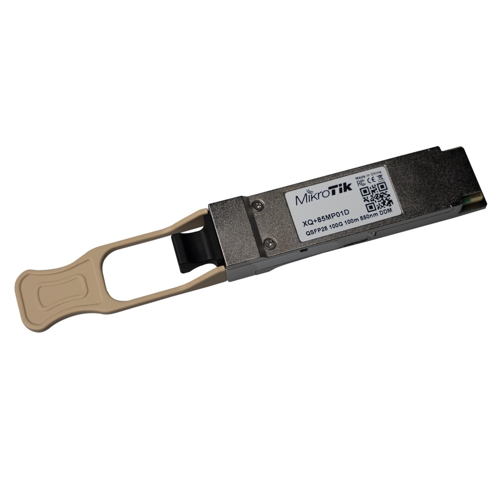 [XQ+85MP01D] Mikrotik - QSFP28 module 40/100G MM 100m 850nm MTP/MPO