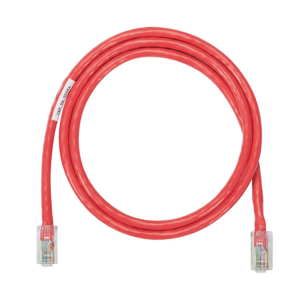 [NK5EPC3RDY] Panduit - Patch Cord UTP Categoria 5E Rojo 24 AWG  [3ft/0,9M] [Unidad]