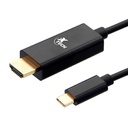 [XTC-545] Xtech - Cable con Conector Usb Tipo C Macho a Hdmi Macho Hasta 3840x2160P
