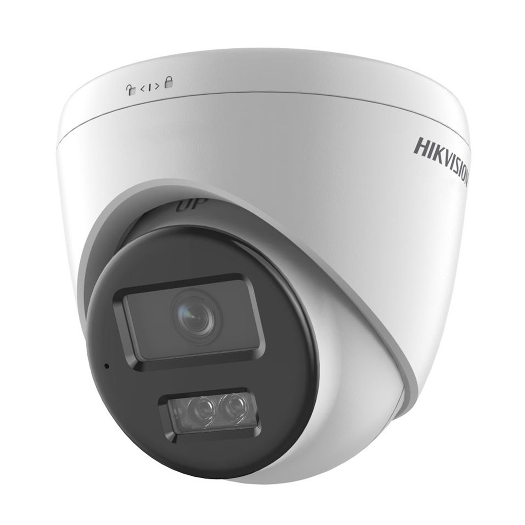[DS-2CD1363G2-LIUF(2.8mm)(O-STD)] Hikvision - Cámara de Red Fija Domo Fija con Luz Hibrida Inteligente 6MP