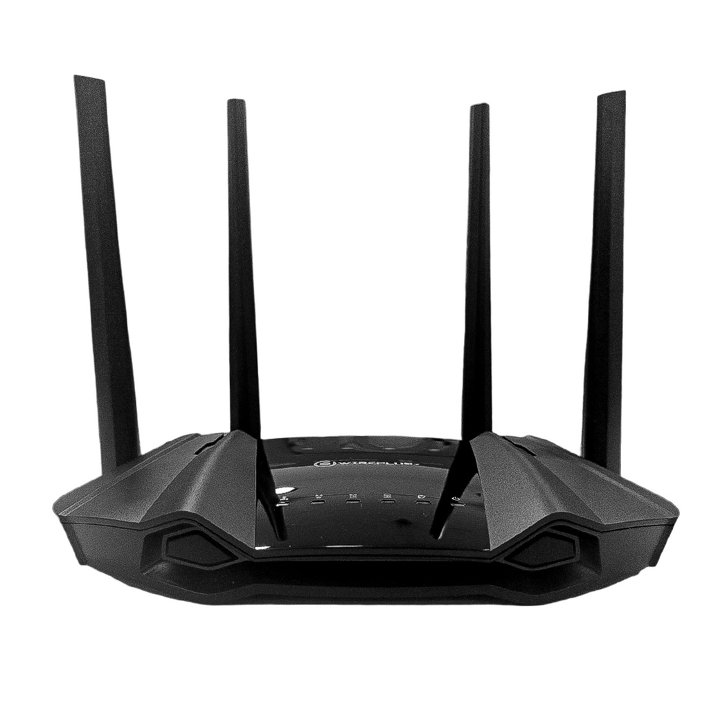 [WP-AX1500] Wireplus - Router Inalambrico WiFi Doble Banda AX1500 WiFi6 4 Antenas