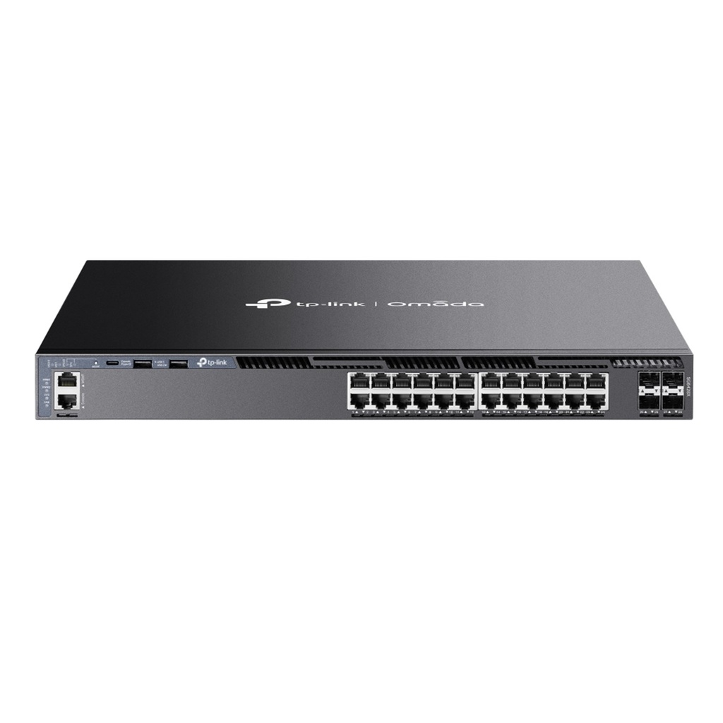 [SG6428X] TP-Link - Switch Omada L3 Stackable de 24 Puertos Gigabit y 4 Puertos a 10G