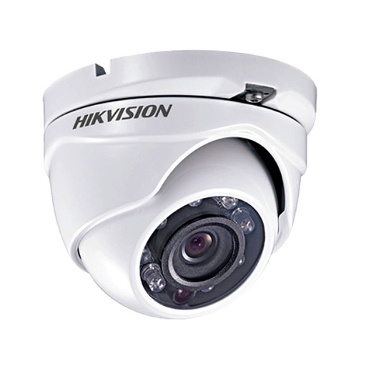 [010022] [DS-2CE56C0T-IRMF(2.8mm)] Hikvision - Cámara HD Domo 720P [1MP] Lente 2.8mm [Metalico]