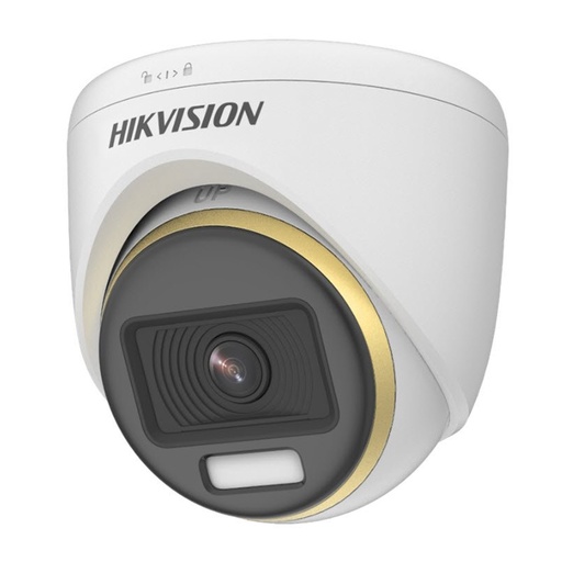 [010202] [DS-2CE70DF3T-MF(2.8mm)] Hikvision - Cámara HD Domo ColorVU 1080P [2MP] Lente 2.8mm [Metalico]