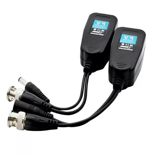 [010406] Video Balun Pasivo HD 4K [8MP] RJ-45 Video/12V Generico
