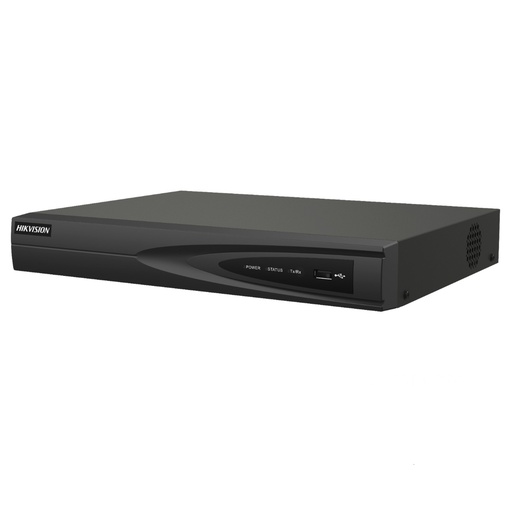 [010408] [DS-7604NI-Q1/4P(STD)(D)] Hikvision - NVR 4K [8MP] 4 Canales IP 4 Puertos POE Salida de vídeo 4K