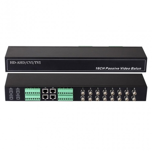 [010411] [STC-VB16CH-RACK] STC- Video Balun Pasivo HD 16 Canales Rackeable