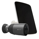 [CS-BC1C/SP(4MP)] Ezviz - Kit Cámara Bullet Ip Inalambrica con Bateria y Panel Solar HD 2K [4MP] WiFi Lente 2.8mm Exterior/Interior