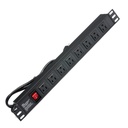 [PDU-8] Wireplus - Regleta PDU para Rack 8 Tomas