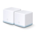 [HALO-S12-2PACK] Mercusys - Router Inalambrico WiFi Mesh Doble Banda AC1200 [2 Unidades]