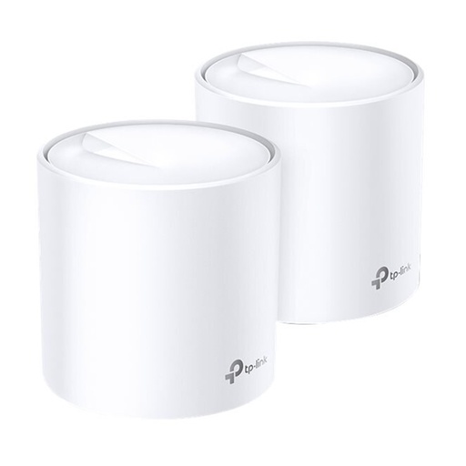 [020420] [DECO-X20-2PACK] TP-Link - Router Inalambrico WiFi Mesh Doble Banda AX1800 WiFi6 [2 Unidades]