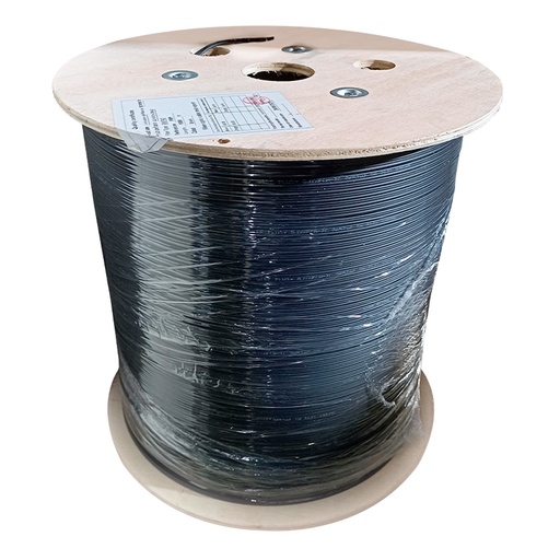 [020568] [WPF-CAB-FTTH-2C-1KM] Wireplus - Cable Drop Outdoor de Fibra Optica FTTH 2 Hilos FRP G657A2 [Bobina 1000 Metros]