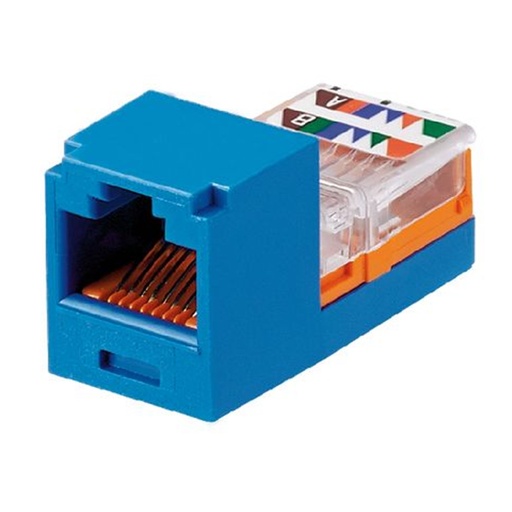[020698] [CJ588BUY] Panduit - Conector Jack Coupler RJ-45 Categoria 5E Azul Pan-Net [Unidad]