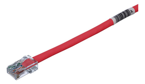 [020713] [UTPCH7RDY] Panduit - Patch Cord UTP Categoria 5E Rojo 24 AWG Pan-Net [7ft/2M] [Unidad]
