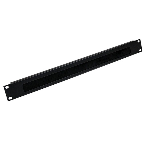 [020748] [PC1U] Onlink - Panel Organizador Pasacables con Cepillo Horizontal 1U 19" Metalico con Tornillos y Tuercas