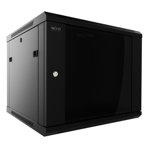 [020786] [AW222NXT40] Nexxt - Rack de Pared Cerrado Fijo con Puerta de Vidrio 12U 600x600mm