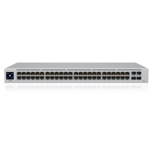 [020866] [USW-48-POE] Ubiquiti - UniFi Switch Capa 2 de 48 Puertos [32 Puertos PoE 802.3af/at + 16 Puertos Gigabit] + 4 Puertos 1G SFP 195W