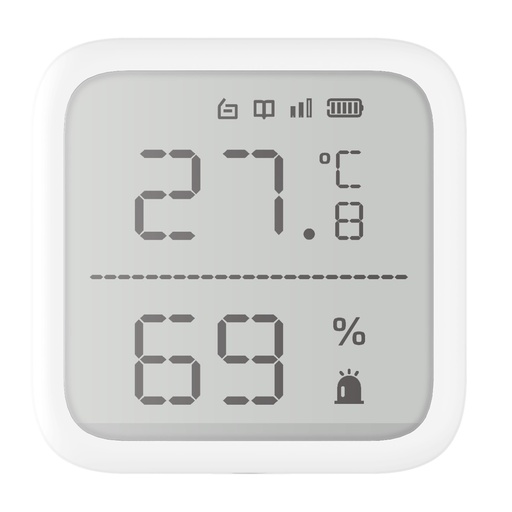 [040052] [DS-PDTPH-E-WB] Hikvision - Detector de Temperatura y de Humedad Inalámbrico Interior Rango de Detección -35°C hasta 99°C