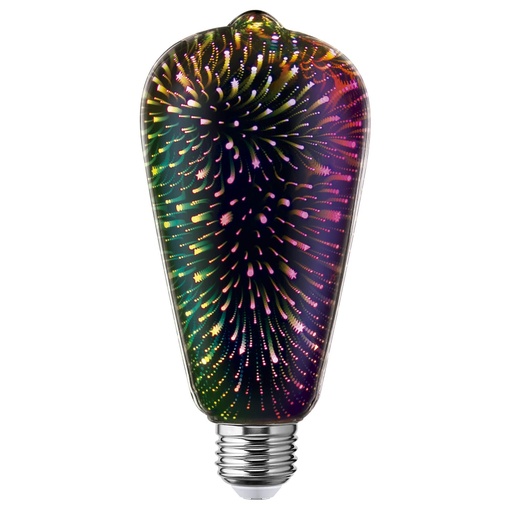 [050115] Bombillo LED Foco 3D Tipo Mazorca AKSI