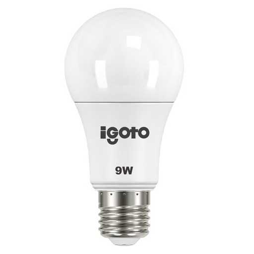 [050160] [IG-BL9W] Igoto - Bombillo LED Bulbo 9W 6500K Luz Fria Rosca E27