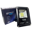 Reflector LED HC Carcaza Negra 10W 6500K Luz Fria Multivoltajeaje HC-10-NE Littman