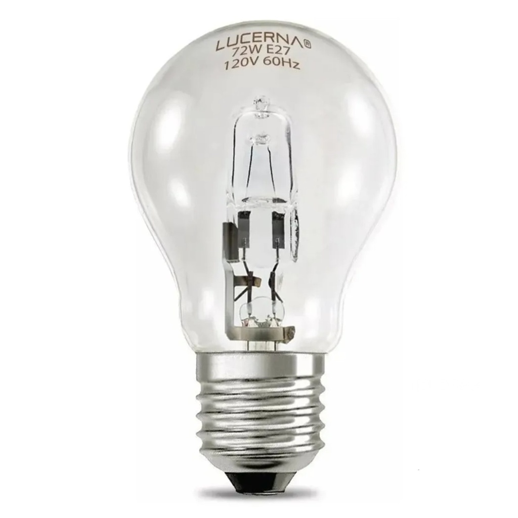 [72W-BH-E27-3K] Lucerna - Bombillo Halogeno Bulbo 72W Luz Calida Rosca E27