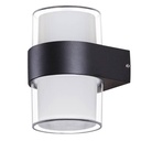 Lampara de Pared Tipo Aplique Decorativa 12W 6500K Luz Fria Interior/Exterior IP65 Pipa [Plastico] UWL2320-12W Hammer