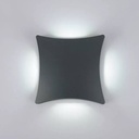 Lampara de Pared Tipo Aplique Decorativa 8W 6500K Luz Fria Interior/Exterior IP65 Satel [Aluminio] UWL2327-8W Hammer