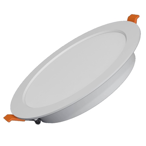[050609] [820CL-3K] Lucerna - Lampara Panel Driver/Integrado LED Compact Lumen 20W 8" 3000K Luz Calida Redonda Empotrar 2090lm