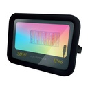 [RP30RGB] Lucerna - Reflector LED Compacto 30W RGB 3600lm [Negro]