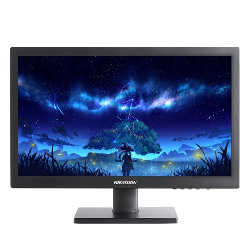 [060201] [DS-D5019QE-B] Hikvision - Monitor LCD Profesional de 18.5" Resolución 1366 x 768p Entradas de Vídeo HDMI/VGA Compatible con VESA
