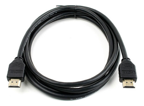 [060204] [WP-HDMI-1] Wireplus - Cable HDMI Macho Doble HD Goma Color Negro [1 Metro]