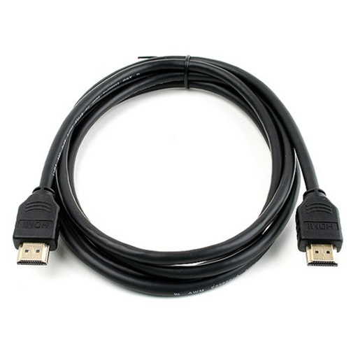 [060205] [WP-HDMI-3] Wireplus - Cable HDMI Macho Doble HD Goma Color Negro [3 Metros]