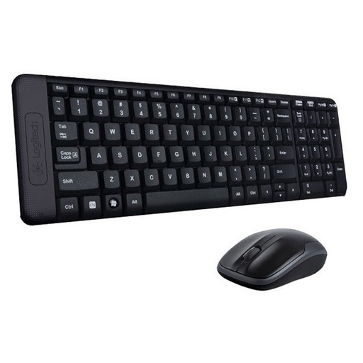[060364] [MK220-BLACK] Logitech - Combo Teclado y Mouse Inalambrico [Español] [Negro]