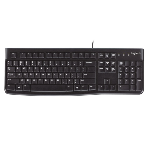 [060372] [K120-BLACK] Logitech - Teclado Alambrico Estándard USB [Español] [Negro]