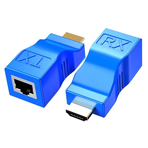 [060443] [ADA056] Extensor HDMI Macho a RJ-45 Pasivo 1C [30 Metros]