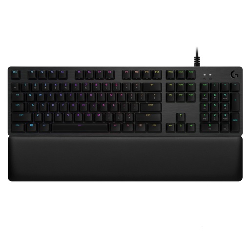 [060456] [G513-BLACK] Logitech - Teclado Mecánico RGB LIGHTSYNC Gaming Alambrico USB [Inglés] [Negro]