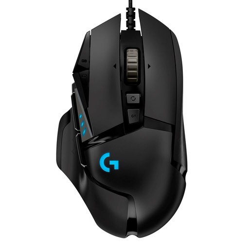 [060459] [G502-BLACK] Logitech - Mouse Alambrico USB Alto Desempeño Sensor Hero 25K Gaming [Negro]
