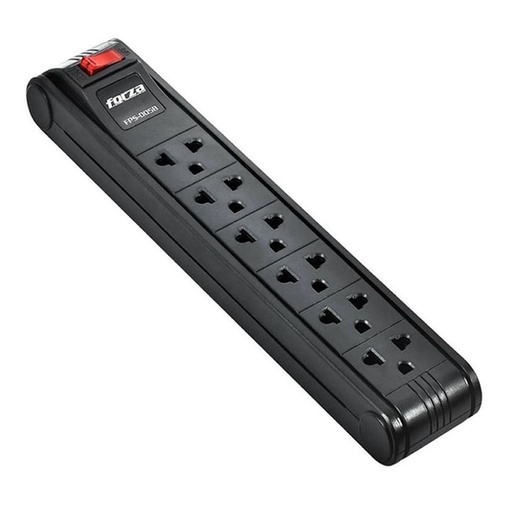 [060715] [FPS-005B] Forza - Regleta de Alimentacion de 2400W [6] NEMA Universal 5-15R 110V/220V