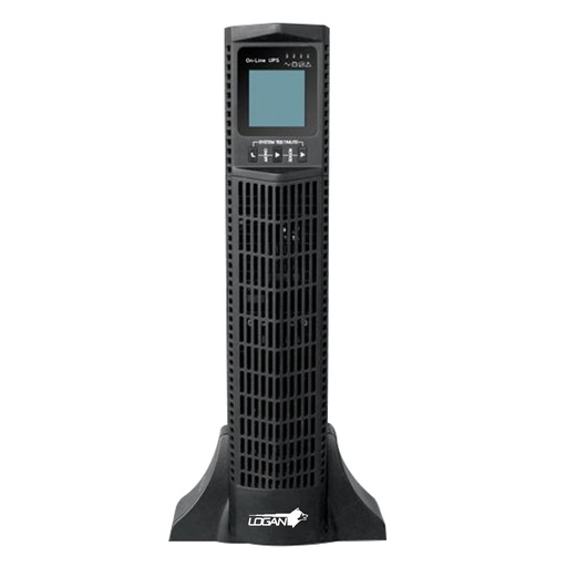 [060757] [L-PW3000-9603KS-RT] Logan - UPS En Línea Sinusoidal 3000VA 2.7KW Rack/Torre Pantalla LCD 110V 4 Tomas Protegidas [4 en Reserva]