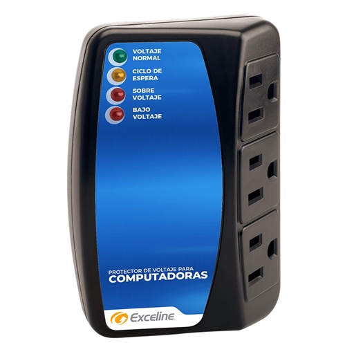 [070053] [GSM-PC120] Exceline - Protector de Computadoras 110V [Enchufable]